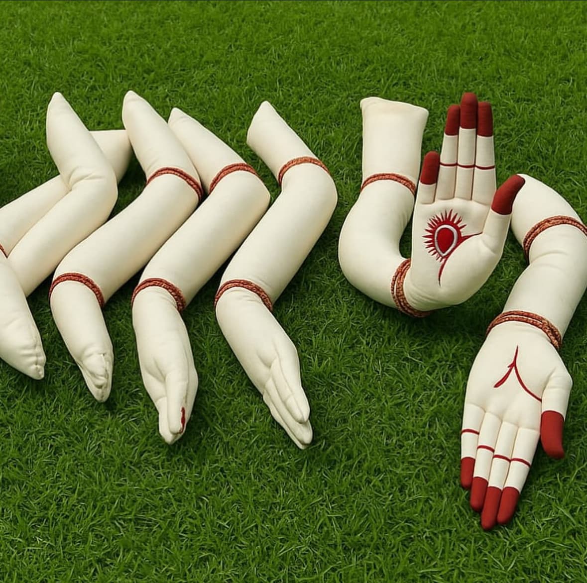 Hands & Legs Stitching with Embroidery